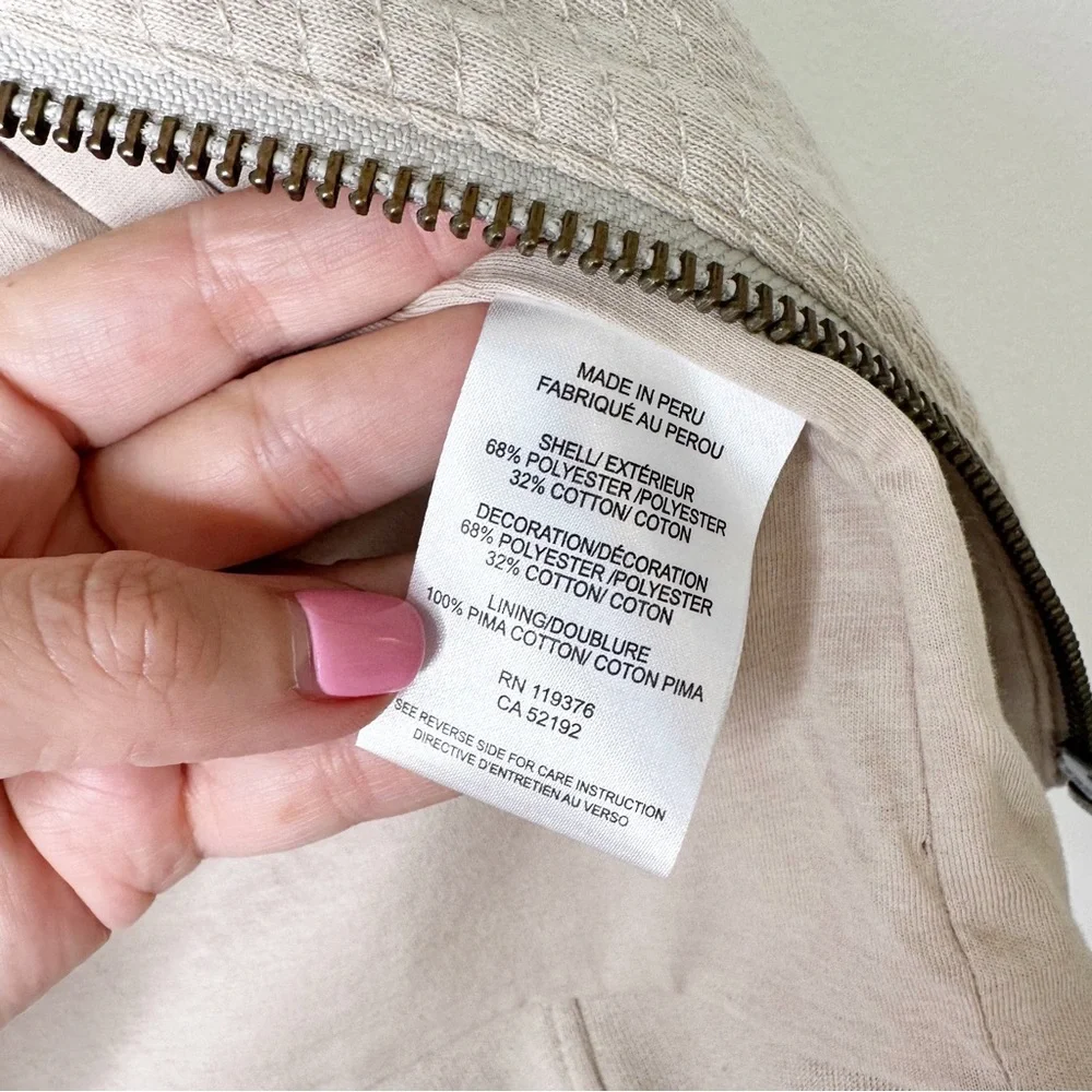 NWT Helmut Lang Double Zip Draped Tan Jacket P/XS - Picture 12 of 16